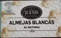 चीनी की मात्रा Almejas blancas al natural