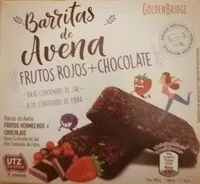 Sokerin määrä sisällä Barritas de avena frutos rojos + chocolate