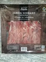Quantité de sucre dans Jamón serrano reserva