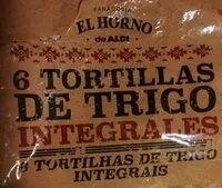 入っている砂糖の量 Tortillas de trigo integrales