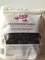 Amount of sugar in Arándanos rojos