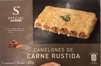 चीनी की मात्रा Canelones