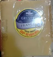 入っている砂糖の量 Gruyère France (32% MG)