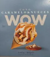 入っている砂糖の量 Cono caramelo y nueces