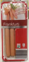 Jumlah gula yang masuk Frankfurti virsli, hámozott