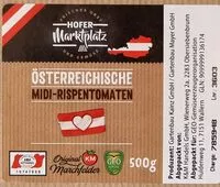 Gula dan nutrisi di dalamnya Hofer marktplatz