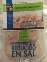 入っている砂糖の量 Pechuga de pavo cocida
