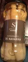 चीनी की मात्रा Esparragos de Navarra