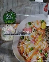 入っている砂糖の量 Arroz 3 delicias