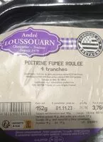 चीनी की मात्रा Poitrine fumée roulée
