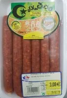 Cantidad de azúcar en Merguez de volaille