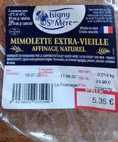 入っている砂糖の量 Mimolette extra-vieille affinage naturel