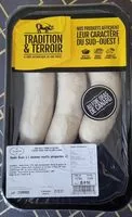 Quantité de sucre dans Boudin blanc à l'ancienne