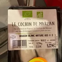 Amount of sugar in Boudin blanc nature bio