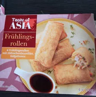 Zuckermenge drin Frühlingsrollen