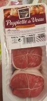 चीनी की मात्रा Paupiette de veau carrefour