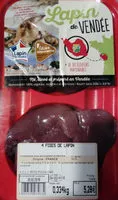 Sokerin määrä sisällä foie de lapin