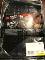 चीनी की मात्रा Tranches extra-fines de bœuf au poivre