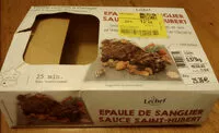 Jumlah gula yang masuk épaule de sanglier sauce Saint Hubert