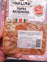 Jumlah gula yang masuk Tripes basquaises