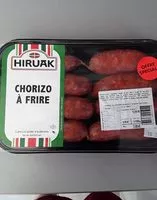Jumlah gula yang masuk Chorizo a frire