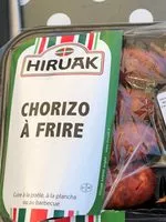 Jumlah gula yang masuk Chorizo a frire