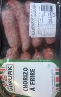 Jumlah gula yang masuk Chorizo à frire