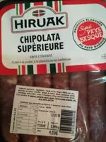 Jumlah gula yang masuk Chipolatas supérieur