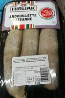 Jumlah gula yang masuk Andouillette paysanne