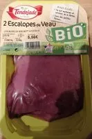 Cantidad de azúcar en Escalopes de veau