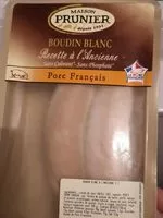 Quantité de sucre dans Boudin blanc a l'ancienne