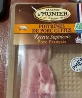 入っている砂糖の量 Poitrine de porc cuite