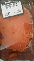 入っている砂糖の量 Mimolette extra vieille 18 mois