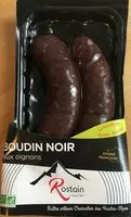 चीनी की मात्रा Boudin Noir aux oignons