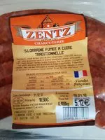 Quantité de sucre dans Saucisse Lorraine Fumée à Cuire à cuire traditionnelle