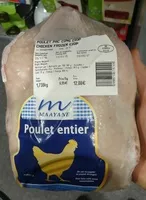 Jumlah gula yang masuk Poulet entier