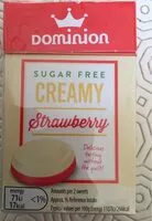 Sokerin määrä sisällä Creamy strawberry