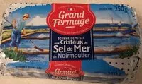 Jumlah gula yang masuk Beurre demi-sel aux cristaux de Noirmoutier