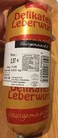 Sucre et nutriments contenus dans Delikatess leberwurst