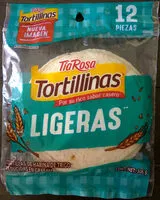 Cantidad de azúcar en Tortillinas ligeras