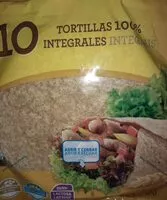 Quantité de sucre dans Tortillas 100% Integrales
