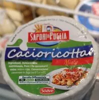 Sokerin määrä sisällä Cacio ricotta