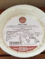 Zuckermenge drin Ricotta fresca