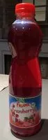 चीनी की मात्रा Jus de Cranberry