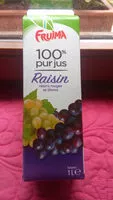 चीनी की मात्रा 100% pour jus raisins rouges et blancs