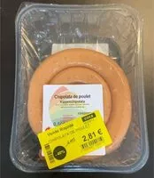 Quantité de sucre dans Chipolatas de poulet