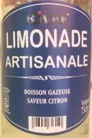 Quantité de sucre dans Limonade Artisanal citron gazeuse