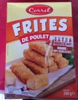 Amount of sugar in Frites de poulet