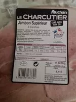 Sugar and nutrients in Auchan le charcutier