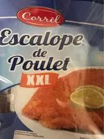 चीनी की मात्रा Escalope de poulet xxl